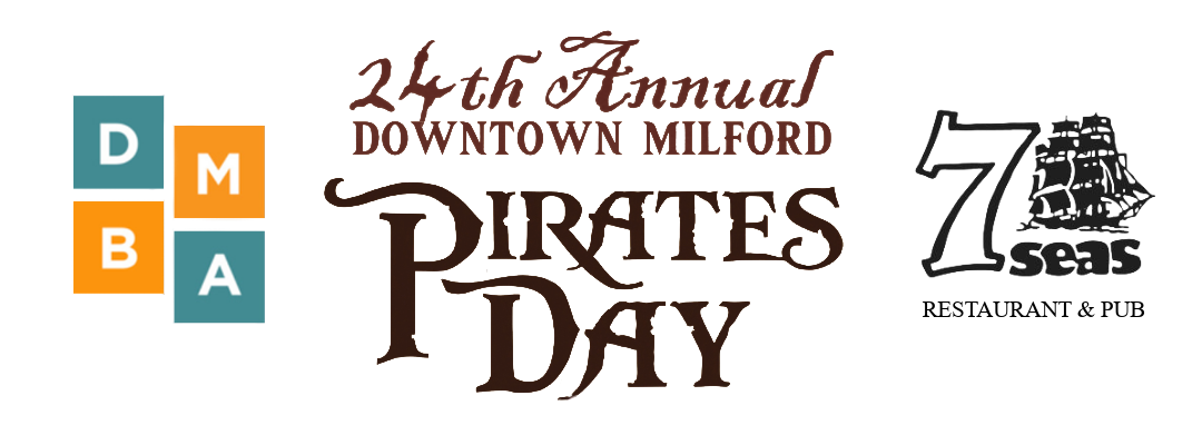 Looking for things to do in Connecticut for families? Join us at the 24th Annual Milford Pirates Day, a waterfront and downtown festival in Milford CT, presented by the Downtown Milford Business Association on June 7. Sponsored by 7 seas restaurant and pub.